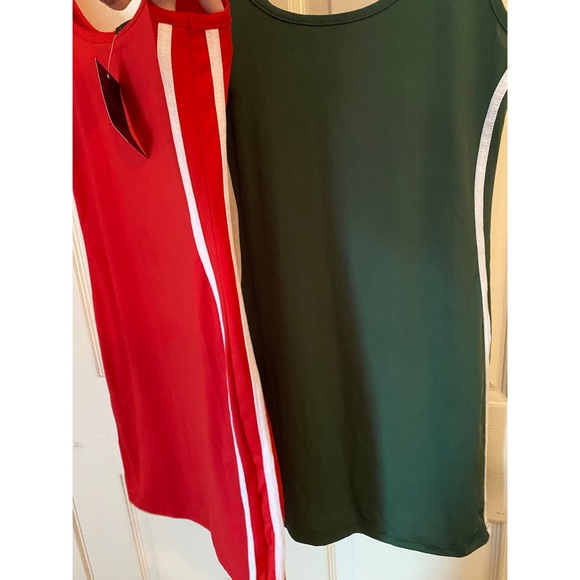 Bundle Bodycon 2 Stripe mini sport tank dress - Picture 3 of 9